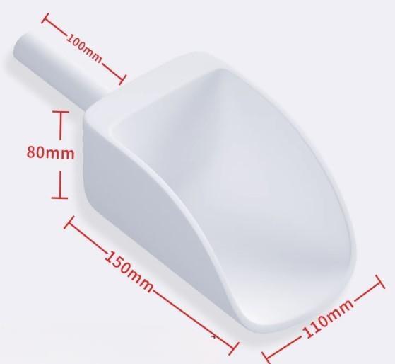 PTFE scraper flat spatula details