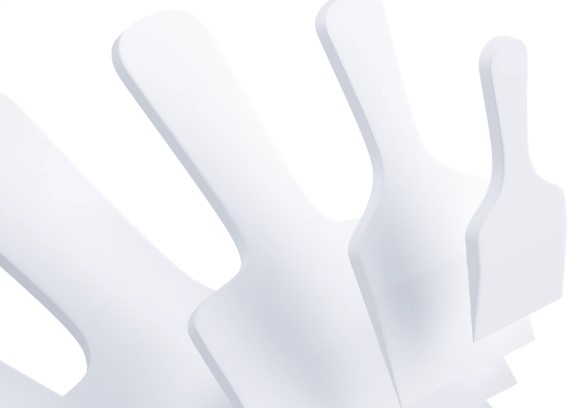 PTFE scraper flat spatula details