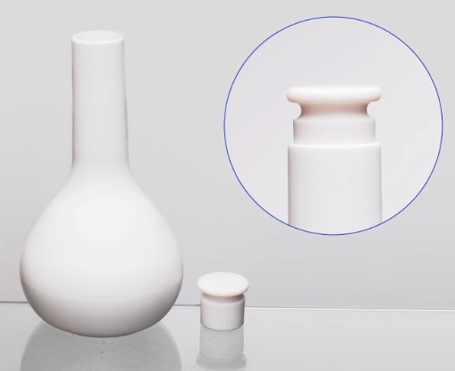 PTFE volumetric flask details
