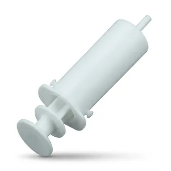 Jeringuilla de PTFE de Grado Laboratorio de Alta Pureza Resistente a Productos Químicos Inyector de Fluoropolímero para Análisis de Trazas